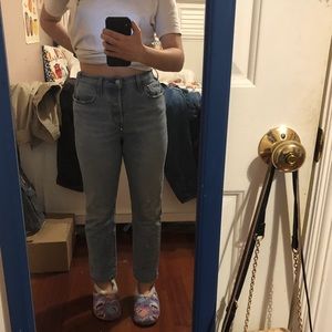 Levis straight wedgie jeans